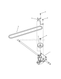 Part Location Diagram of 7100863 Snapper Belt Guide, Transmission