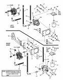 Hose Assembly (48  52 Deck Series 1) Pt1 Diagram and Parts List for NZM19481KWV  Snapper Lawn Tractor
