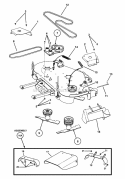 Part Location Diagram of 7075083YP Murray Belt Cutter Deck