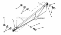 Hydro Pump Linkage Diagram and Parts List for NZM27611KH  Snapper Lawn Tractor