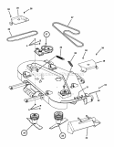 Part Location Diagram of 7071766YP Murray Belt Engine/deck 61