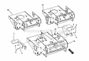 Part Location Diagram of 7044846YP Briggs and Stratton Weld rear frame