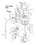 Twin Stick Control Assembly Pt2 Diagram and Parts List for NZM27611KH  Snapper Lawn Tractor