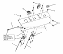 Control Panel Assembly Diagram and Parts List for NZM27611KH  Snapper Lawn Tractor