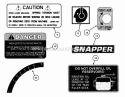 Part Location Diagram of 7075296YP Briggs and Stratton Decal spring tension