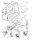 Front Frame Assembly Pt1 Diagram and Parts List for NZM27612KH  Snapper Lawn Tractor