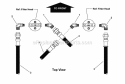 Hose Assembly (61 Deck) Pt2 Diagram and Parts List for NZM27612KH  Snapper Lawn Tractor