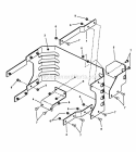 Muffler Guard Assembly Diagram and Parts List for NZM27612KH  Snapper Lawn Tractor