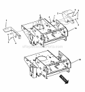 Rear Frame  Tank Brackets Diagram and Parts List for NZM27612KH  Snapper Lawn Tractor