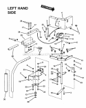 Twin Stick Control Assembly (LH) Diagram and Parts List for NZM27612KH  Snapper Lawn Tractor