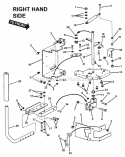 Twin Stick Control Assembly (RH) Diagram and Parts List for NZM27612KH  Snapper Lawn Tractor