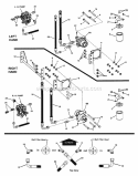 Hose Assembly (61 Deck) Diagram and Parts List for NZM25613KWV  Snapper Lawn Tractor