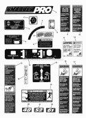 Decals Diagram and Parts List for NZM25613KWV  Snapper Lawn Tractor