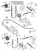 Hose Assembly (52 Deck) Series1 Diagram and Parts List for NZMJ25611KH  Snapper Lawn Tractor