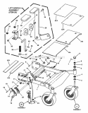 Front Frame Assembly Pt1 Diagram and Parts List for NZMJ25611KH  Snapper Lawn Tractor