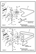 Hydro Idler Assembly Diagram and Parts List for NZMJ25611KH  Snapper Lawn Tractor