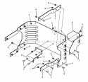 Muffler Guard Assembly Diagram and Parts List for NZMJ25611KH  Snapper Lawn Tractor