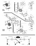 Hose Assembly (52 Deck) Diagram and Parts List for NZMJ25613KH  Snapper Lawn Tractor