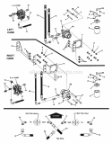 Hose Assembly (61 Deck) Diagram and Parts List for NZMJ25613KH  Snapper Lawn Tractor