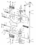 Parking Brake Assembly Diagram and Parts List for NZMJ25613KH  Snapper Lawn Tractor