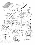 Front Chassis Assembly (Frame) Diagram and Parts List for NZMXL30614KH  Snapper Lawn Tractor