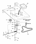 Traction Drive Assembly Diagram and Parts List for NZMXL30614KH  Snapper Lawn Tractor