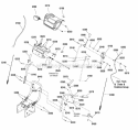 Handles  Controls Group Diagram and Parts List for P1738EX 1695677 Snapper Snow Blower