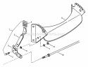 Front Wheel Bracket Latches Diagram and Parts List for 21406T-2  Snapper Lawn Mower