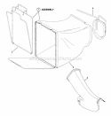 Grass Bag Diagram and Parts List for 21406T-2  Snapper Lawn Mower