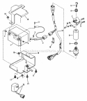 Part Location Diagram of 7023894YP Briggs and Stratton Cover key switch