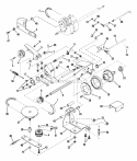 Drive System Self-Propelled Diagram and Parts List for P21558BV  Snapper Lawn Mower
