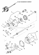 Transmission (Differential) Diagram and Parts List for PC21507B  Snapper Lawn Mower