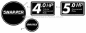 Part Location Diagram of 17310 Snapper Decal, 5Hp