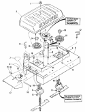 36 Mower Deck Assembly Diagram and Parts List for PL7140KWV  Snapper Lawn Mower