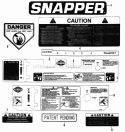 Part Location Diagram of 7017150 Snapper Decal, Pat. Pend.