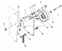 RH Traction Pulley Assembly Diagram and Parts List for PL7140KWV  Snapper Lawn Mower