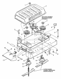 Part Location Diagram of 7041279 Snapper Weldment, 36" Deck