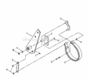 Part Location Diagram of 7041283 Snapper Weldment, Brake Stud