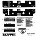 Part Location Diagram of 7029866 Snapper Decal, Caution