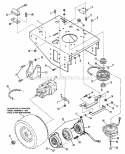 Part Location Diagram of 7026946 Snapper Weldment, Rear Deck