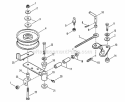 Deck Idler Assembly (Manual Blade) Diagram and Parts List for PL7H140KW 80483 Snapper Lawn Mower