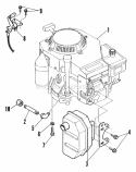 Part Location Diagram of 7016373YP Briggs and Stratton (c) throttle control