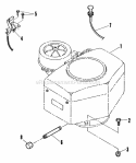 Part Location Diagram of 7016510YP Briggs and Stratton (c) throttle control