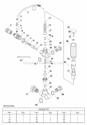 Pressure Washer Unloader Diagram and Parts List for PW27000  Snapper Pressure Washer