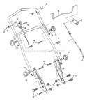 Part Location Diagram of 7028481YP Briggs and Stratton Throttle control 48.