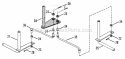 Front End Steering (Part 2) Diagram and Parts List for E280813BE  Snapper Lawn Tractor