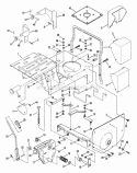 Main Case Diagram and Parts List for E331313BE  Snapper Lawn Tractor