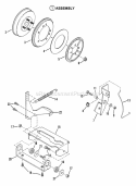 Smooth Clutch Assembly Diagram and Parts List for E331313BE  Snapper Lawn Tractor