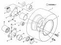Wheels-Rear Diagram and Parts List for E331313BE  Snapper Lawn Tractor