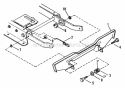 Blade Stop Pedals (30 33 Models) Diagram and Parts List for E331313BE  Snapper Lawn Tractor